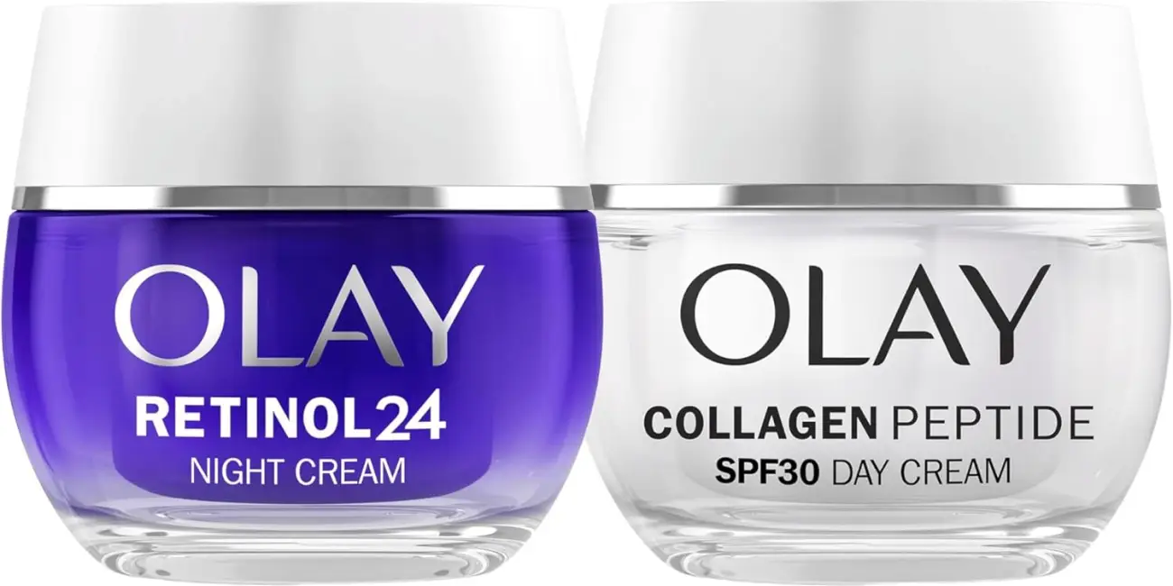 Transforma tu piel con el pack Olay Retinol24 y Collagen Peptide24 para día y noche