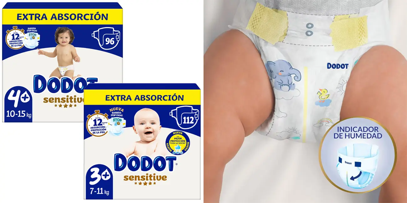 Pañales Dodot Sensitive