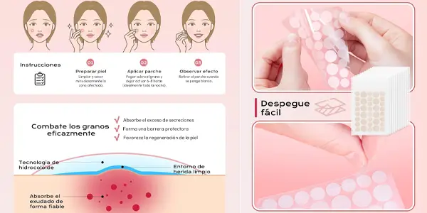 Pack de 360 parches invisibles para granos Daidora