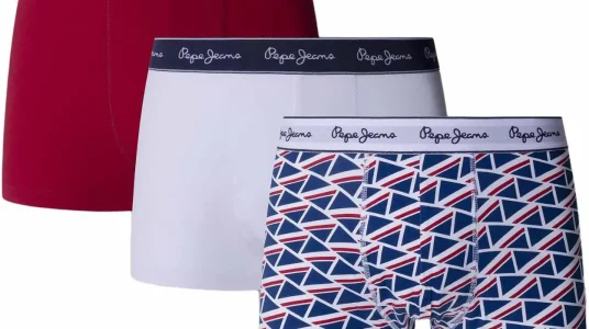 Pack de 3 bañadores ajustados Pepe Jeans para hombre en azul