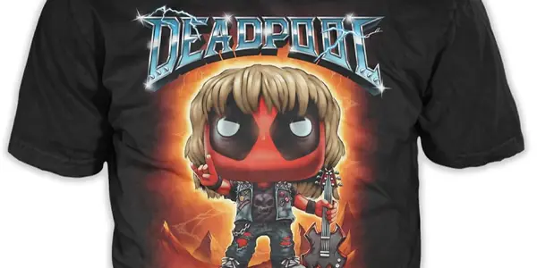 Pack Pop & Tee Funko Pop Deadpool Heavy Metal