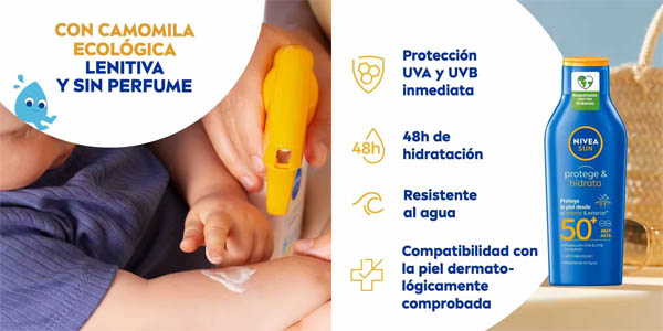 Pack protector solar Nivea Sun adultos + niños