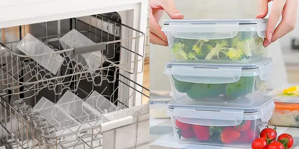 Juego de 13 recipientes para alimentos con tapa