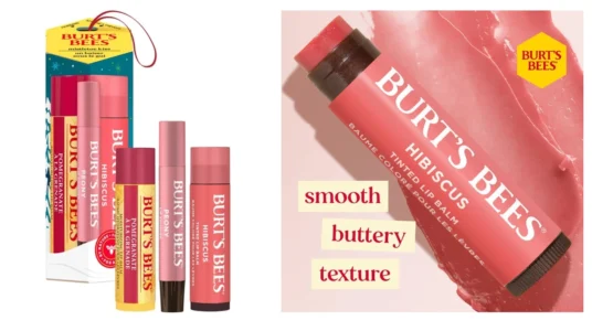pack regalo de bálsamos labiales Burt's Bees para mujer