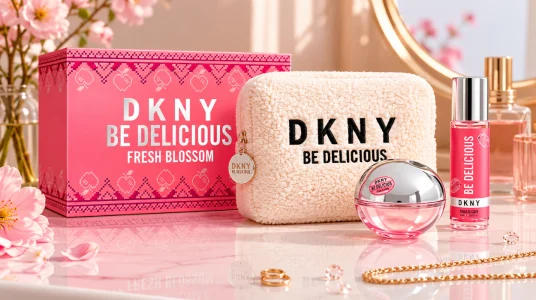Set DKNY Be Delicious Fresh Blossom: Eau de Parfum, bruma corporal y neceser
