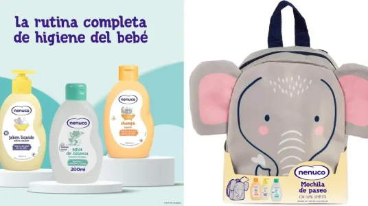 Pack mochila Nenuco Elefante + colonia, jabón y champú