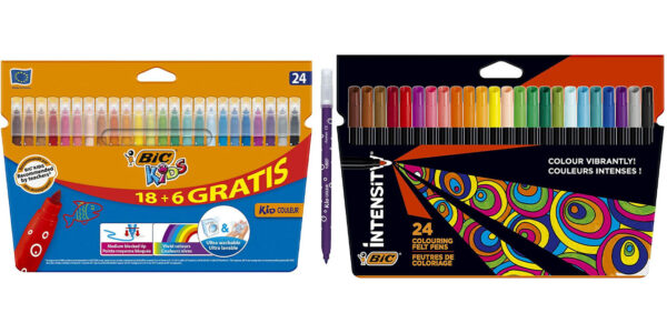 Pack 24 rotuladores Bic Kids + 24 rotuladores BIC Intensity