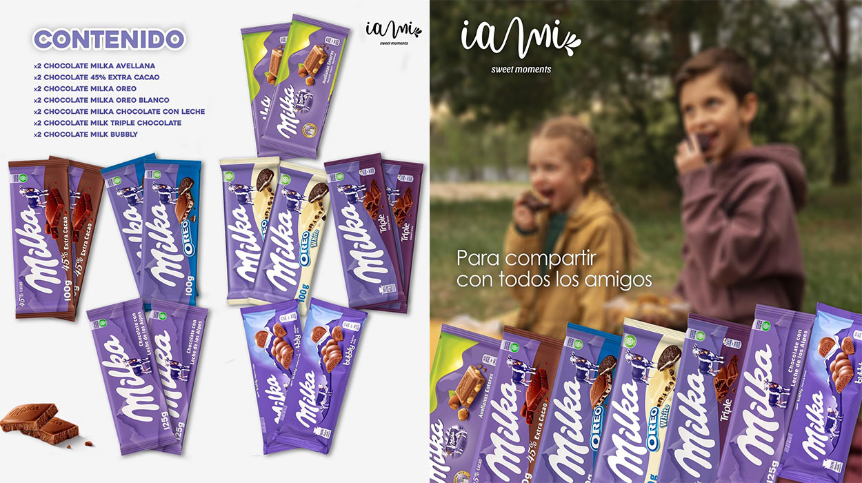Pack surtido de 14 tabletas de Chocolate Milka de 100 g barato