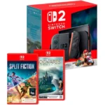 Nintendo Switch 2 + Mario Kart World + Hogwarts Legacy + Split Fiction