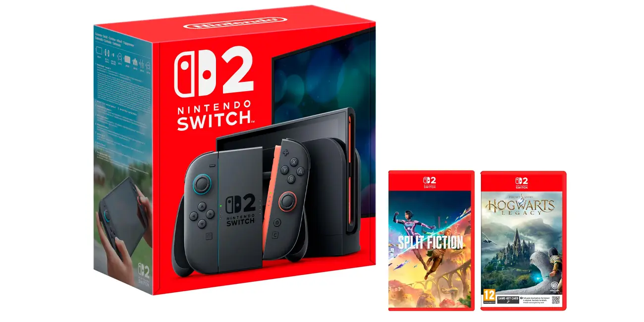 Nintendo Switch 2 + Hogwarts Legacy + Split Fiction