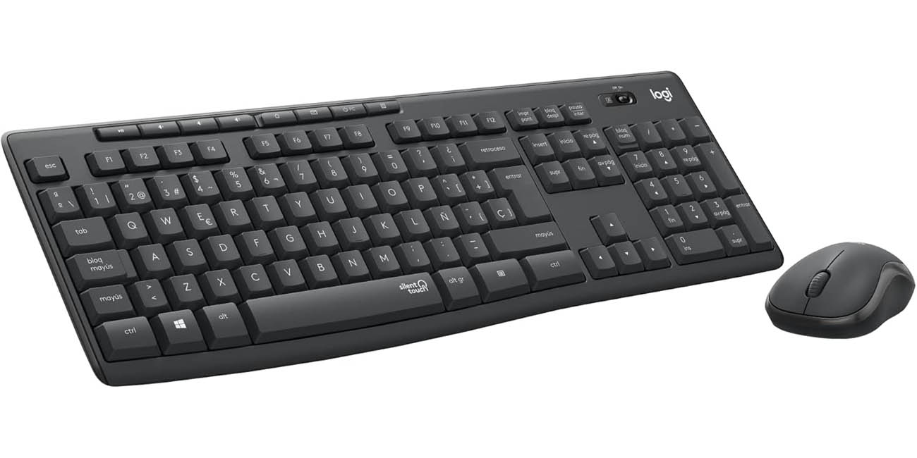 Pack de teclado y ratón Logitech MK295 Silent