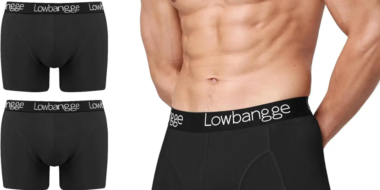Pack x 4 boxers de algodón Lowbangge para hombre