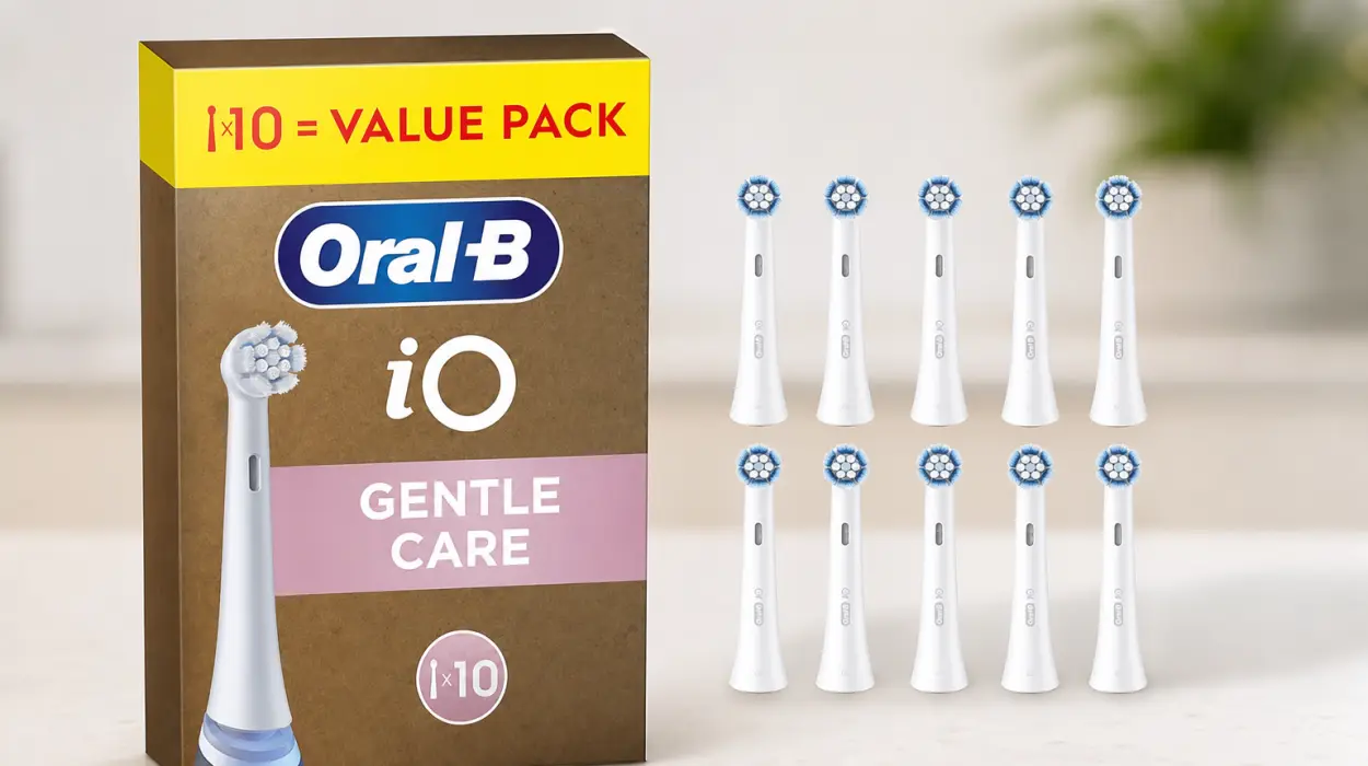Pack x10 cabezales de recambio Oral-B iO Gentle Care para una limpieza suave