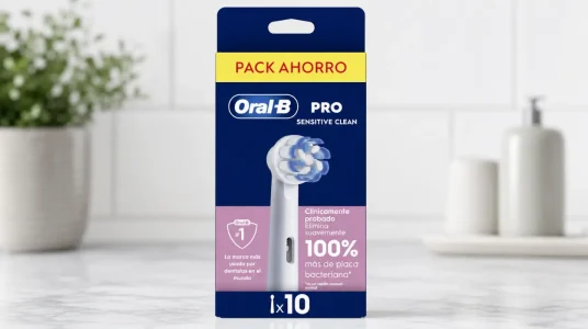 Pack x10 cabezales Oral-B Sensitive Clean para una limpieza suave