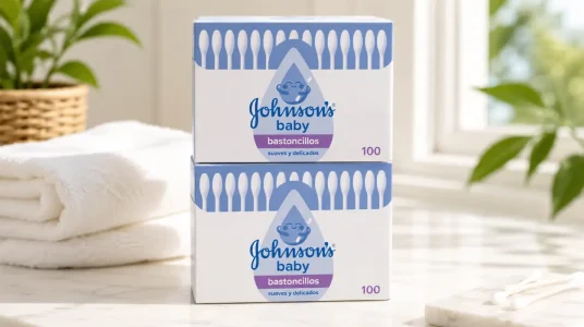 Pack x100 bastoncillos Johnson's Baby de algodón