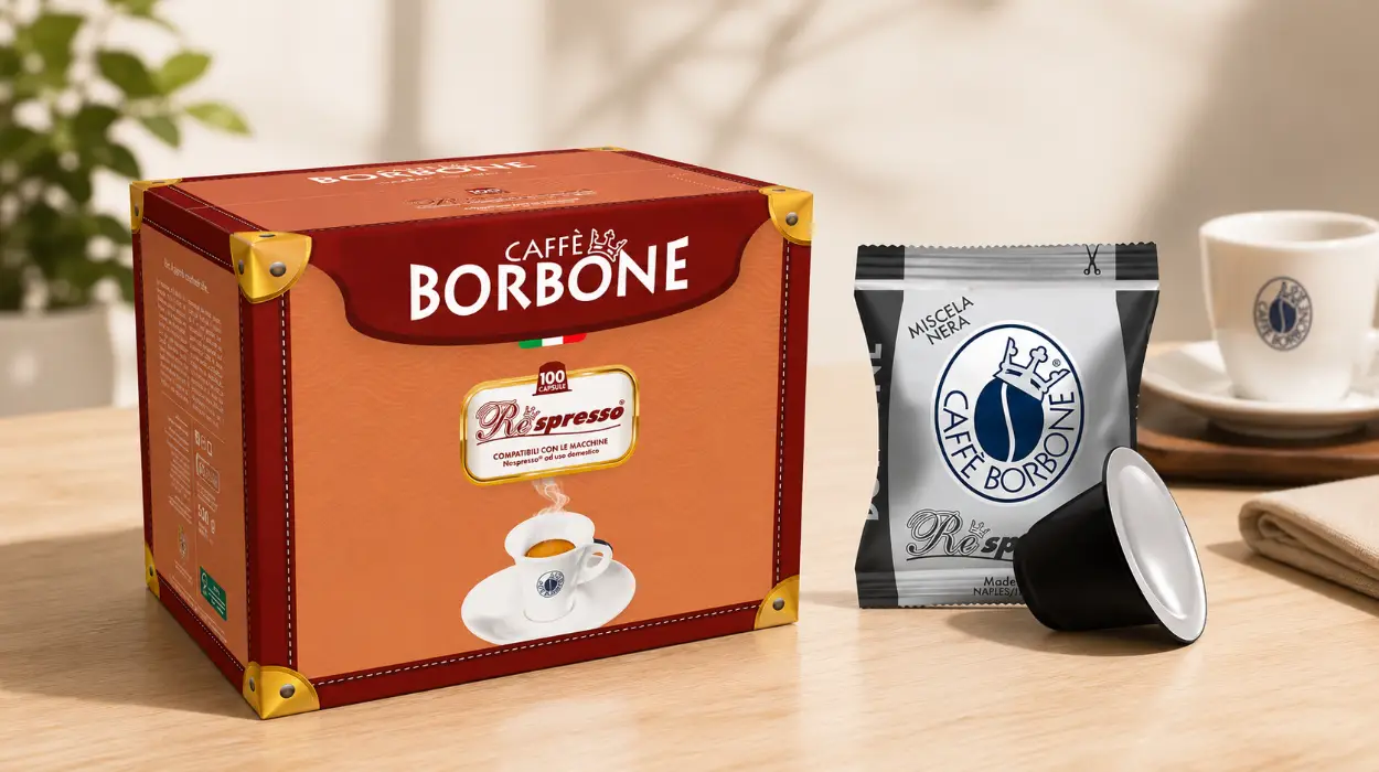Pack x100 cápsulas Caffè Borbone Respresso Mezcla Negra compatibles con Nespresso