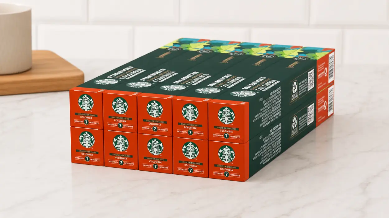 Pack x100 cápsulas Starbucks Single-Origin Colombia para Nespresso de tueste medio