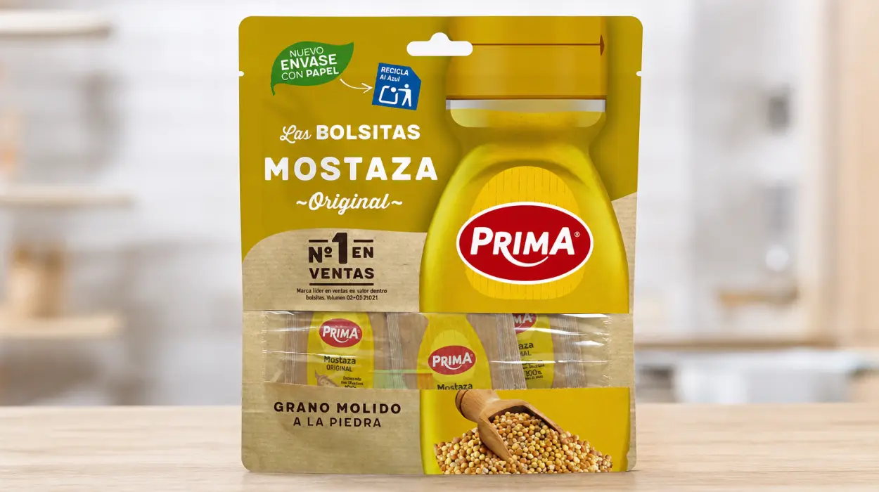 Pack x12 bolsitas de mostaza Prima de sabor intenso