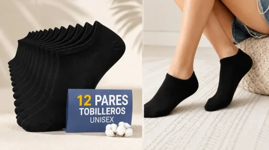 Pack x12 calcetines tobilleros PS Prouths para hombre y mujer