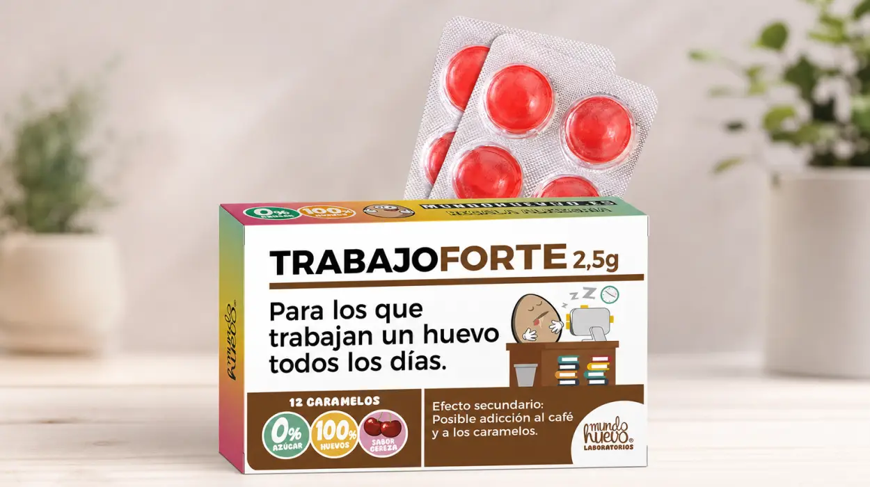 Caramelos de broma Forte, pack x12 sin azúcar sabor cereza