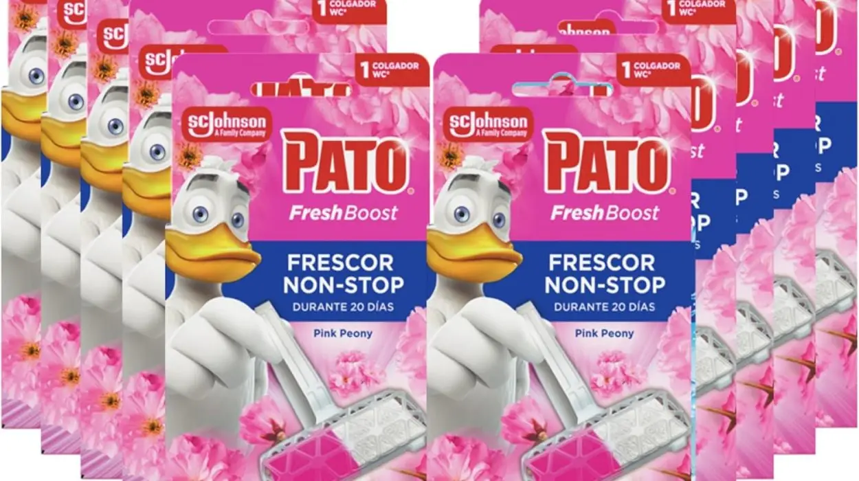 Pack x12 colgadores Pato Fresh Boost que limpia y perfuma tu WC