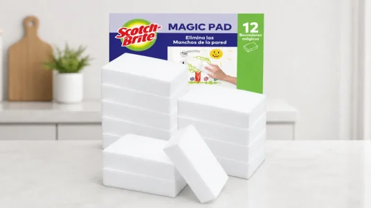 Pack x12 Esponjas Scotch-Brite Mágicas para quitar manchas sin productos químicos