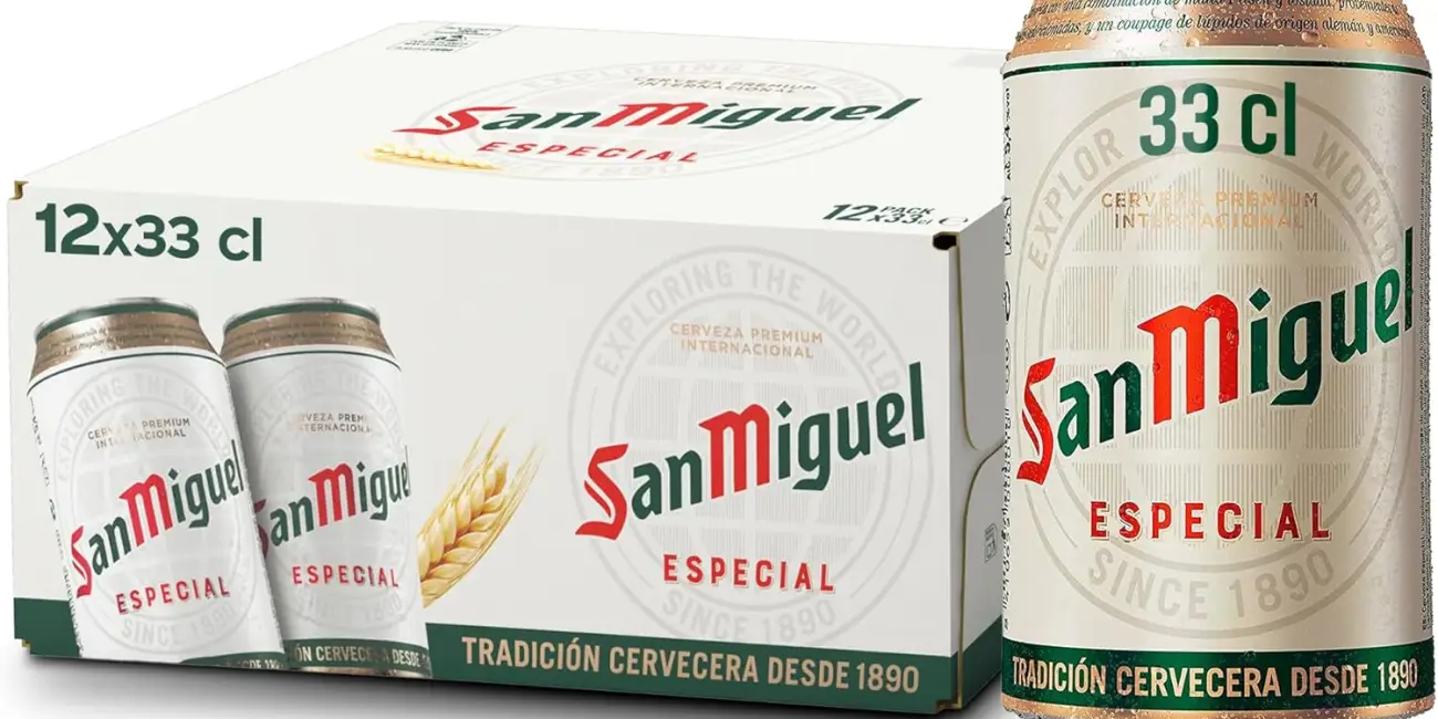 Pack x12 San Miguel Especial Lager de 33 cl