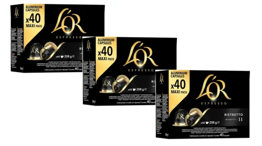 pack x120 cápsulas L'Or Espresso Ristretto para Nespresso baratas