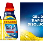 pack x2 Finish All in 1 Max Power Gel limón de 100 lavados