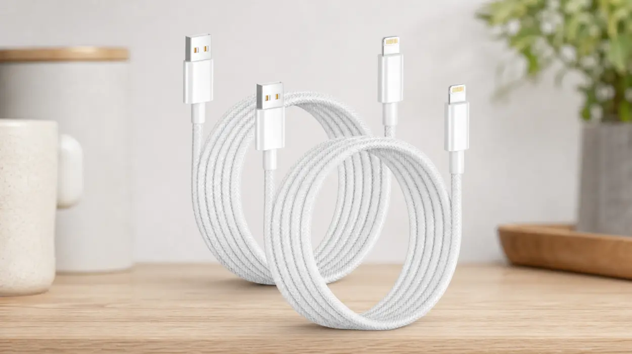 Pack x2 cables Lightning USB MFi de 3 m para iPhone, iPad y AirPods