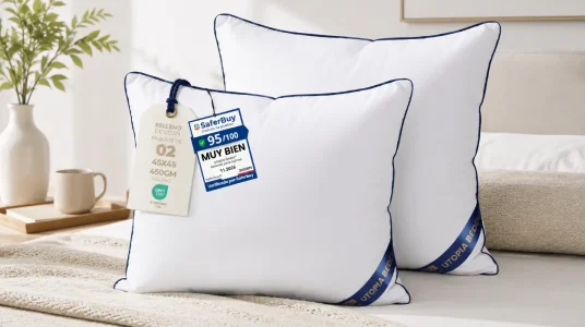Pack de 2 cojines decorativos Utopia Bedding para cama y sofá de 45x45 cm