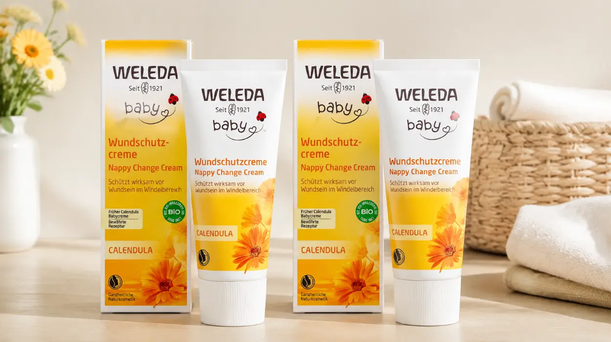 Pack x2 cremas de pañal Weleda Caléndula de 75 ml
