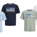 pack x2 de camisetas Jack & Jones New 25 JJColton Photoprint para hombre baratas