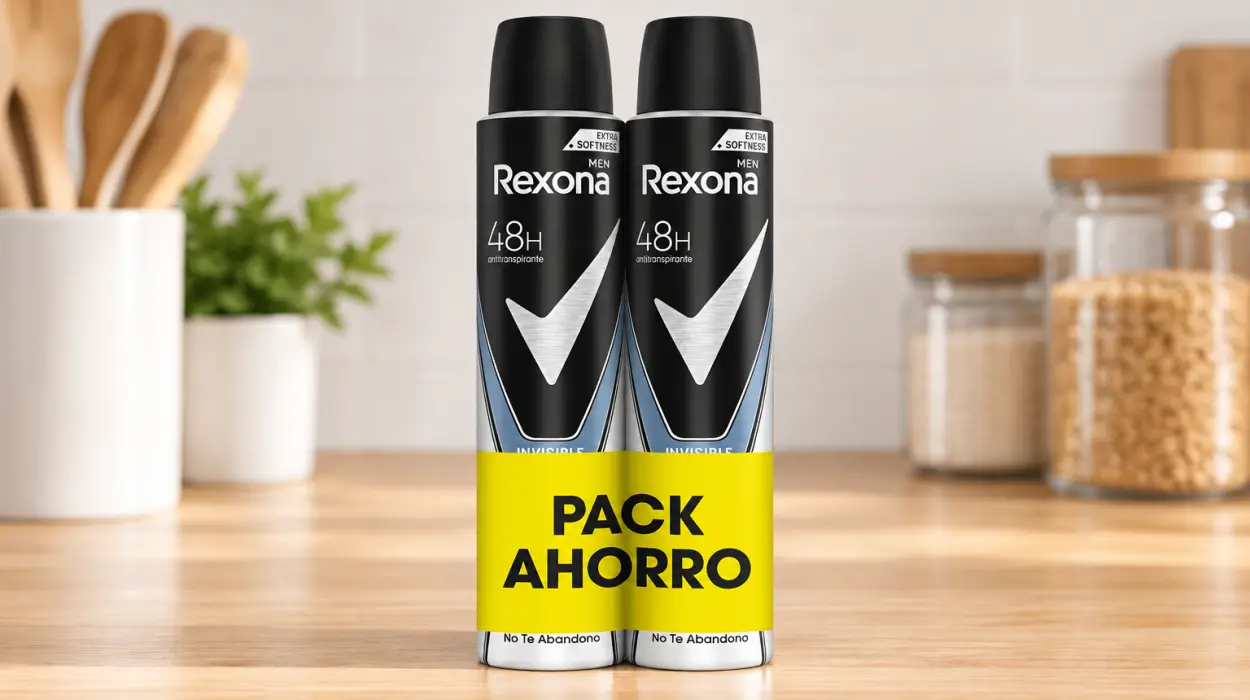 Pack x2 Rexona Invisible Ice antitranspirante para hombre de 200 ml