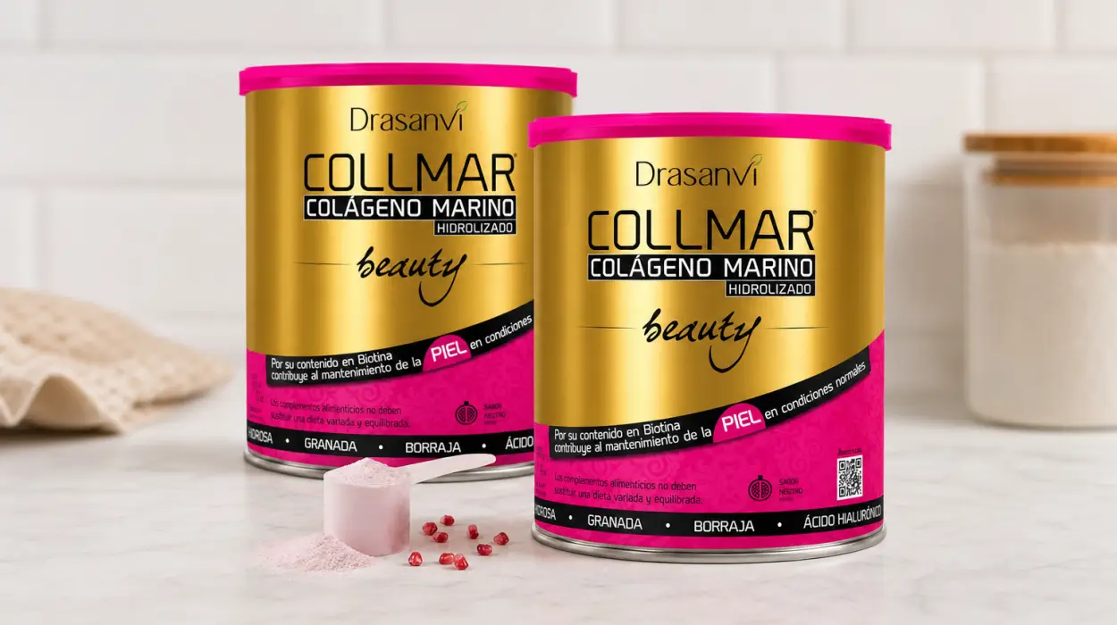 Pack x2 Colágeno marino hidrolizado Drasanvi Collmar Beauty con ácido hialurónico