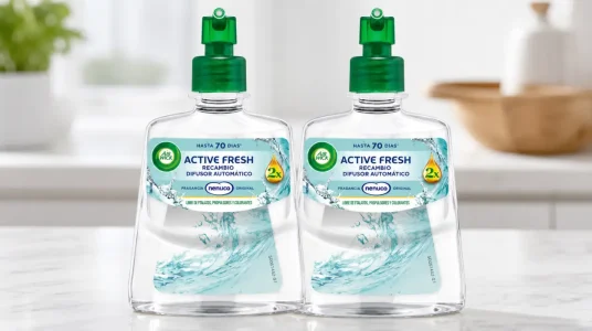 Pack x2 recambios Air Wick Active Fresh de 228 ml con fragancia Nenuco