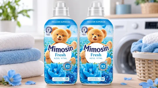 Pack de 2 suavizantes Mimosin Concentrado Azul Vital de 56 lavados