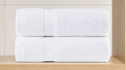 Pack x2 toallas de baño grandes Todocama de algodón de 100 x 150 cm
