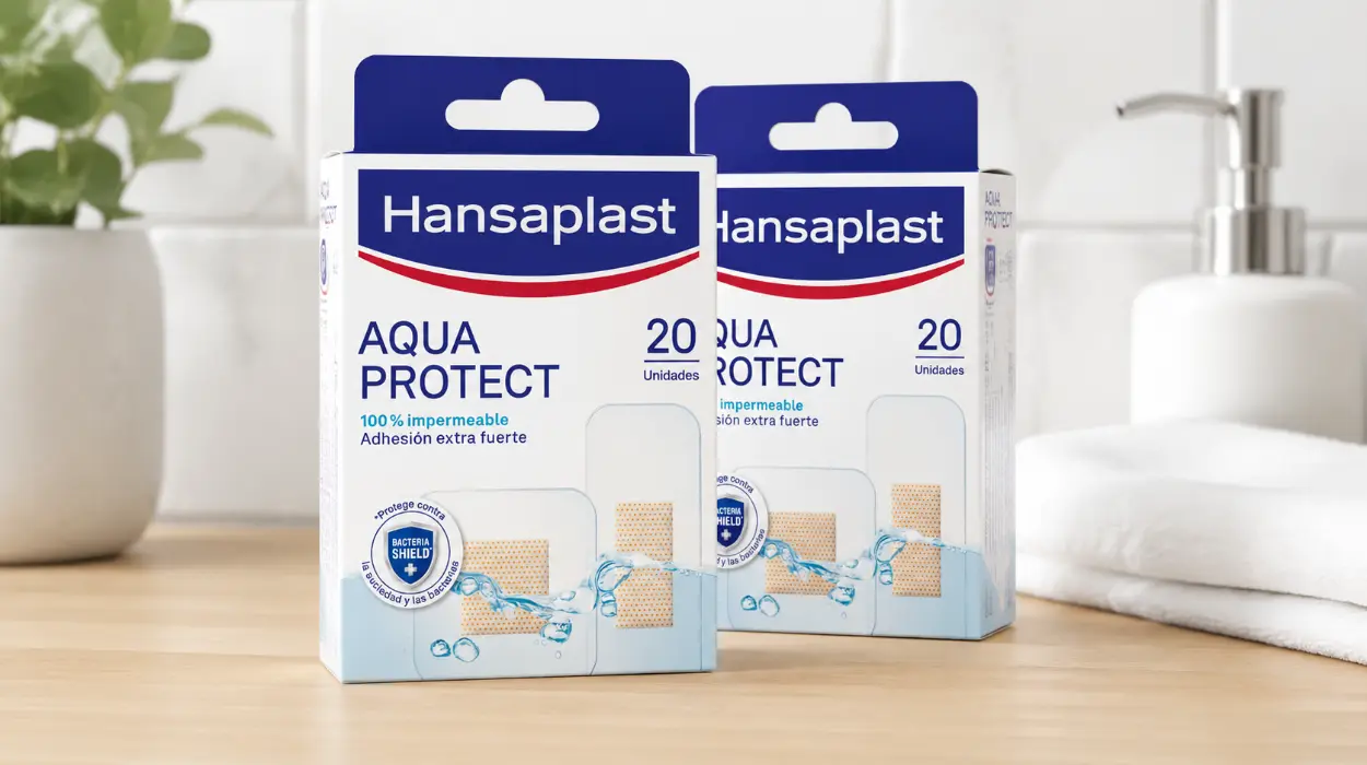 Pack x2 Apósitos Hansaplast Aqua Protect impermeables para heridas (40 unidades)