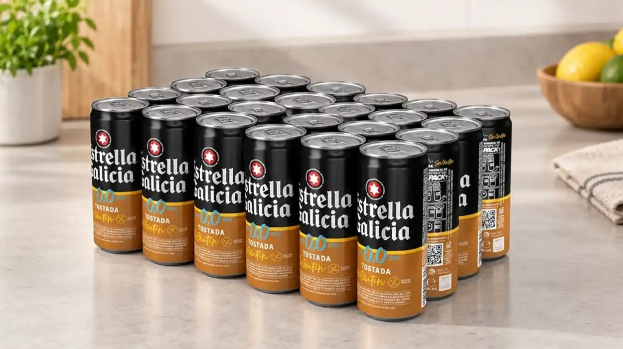 La cerveza tostada sin alcohol: Pack x24 latas Estrella Galicia 0,0 de 330 ml