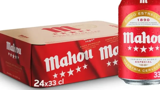 Chollo Pack x24 latas de cerveza Mahou 5 Estrellas de 33 cl