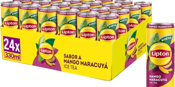 Chollo pack x24 lipton mango maracuyá refresco de té de 330 ml