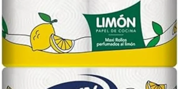 Chollo pack x24 rollos de papel de cocina extra absorbente nicky limón