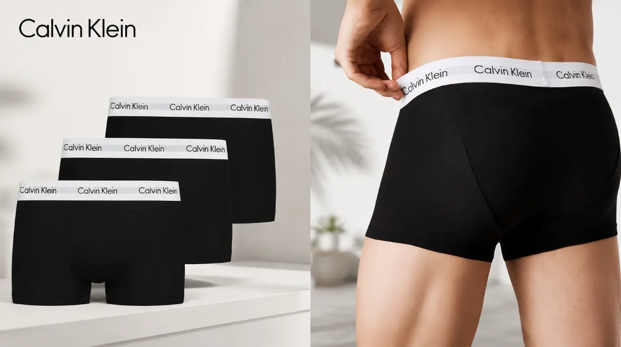 Pack de 3 calzoncillos bóxer Calvin Klein para hombre en negro