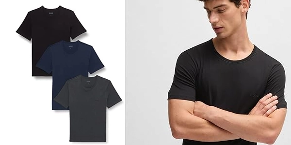pack x3 camisetas Hugo Boss Mix & Match oferta