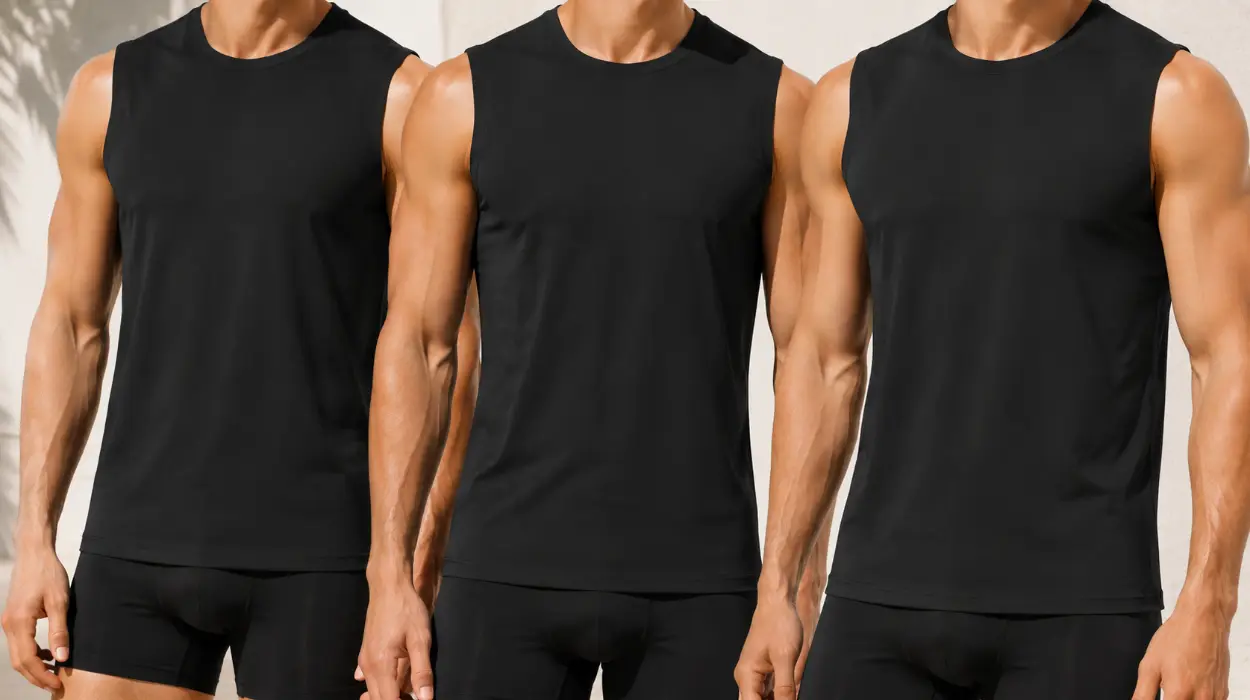 Pack x3 camisetas de tirantes Falechay de algodón para hombre