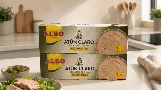 Pack x3 latas de Atún Claro Albo en aceite de oliva virgen extra de 65 g