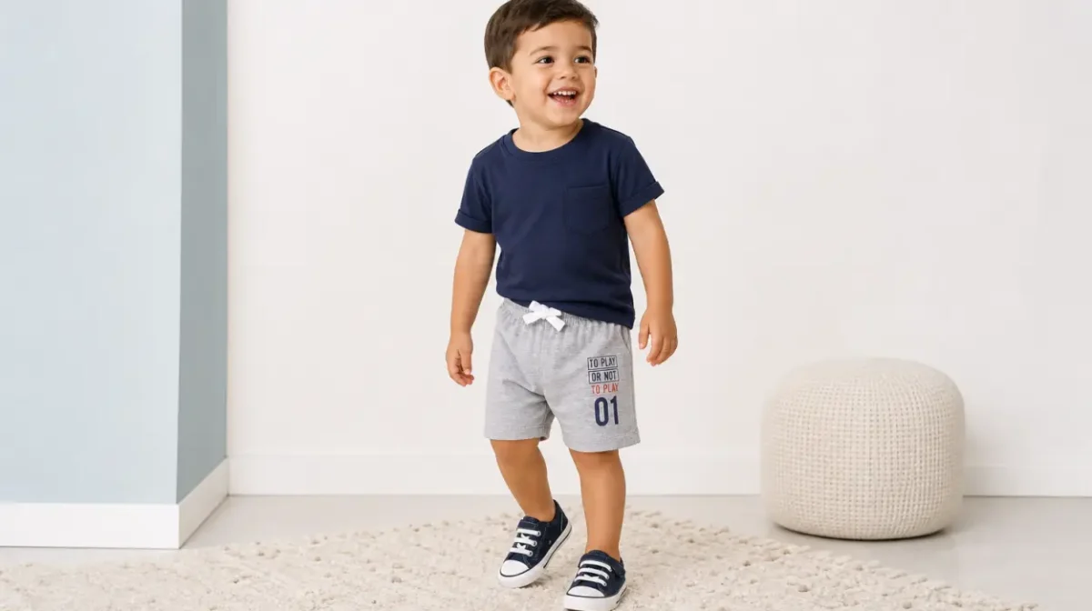 Pack de 3 pantalones cortos Chicco para niños en 3 colores combinables