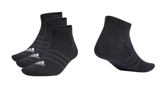 pack x3 pares de calcetines Adidas Thin And Light Low Cut unisex