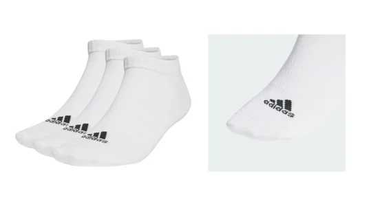 pack x3 pares de calcetines Adidas Thin and Light Low Cut para niños y adultos